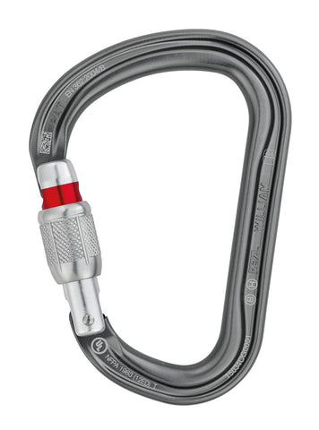 Petzl WILLIAM Aluminum Screwgate Carabiner