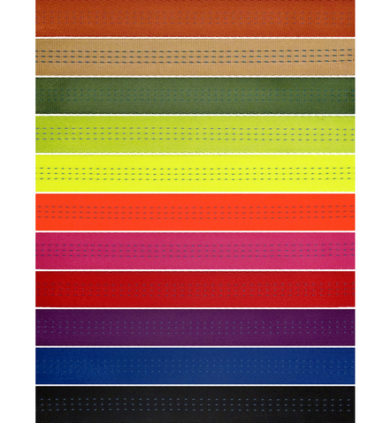 BlueWater Tubular Webbing - 1" Climb Spec Colours